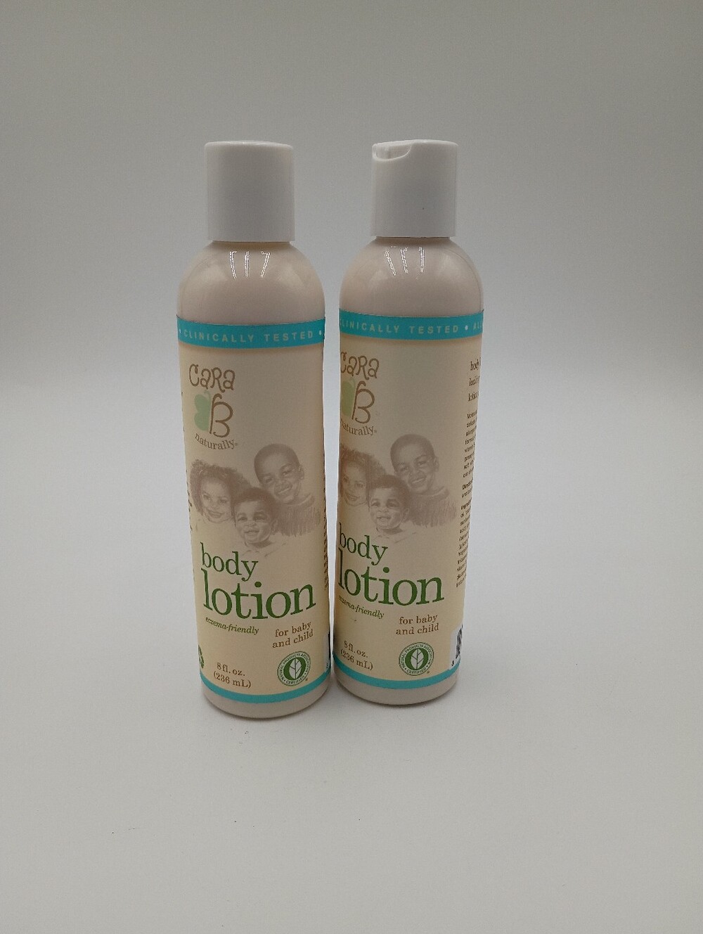 Cara B Body Lotion For Baby & Child. 8 Fl Oz. Lot Of 2. SEALED.